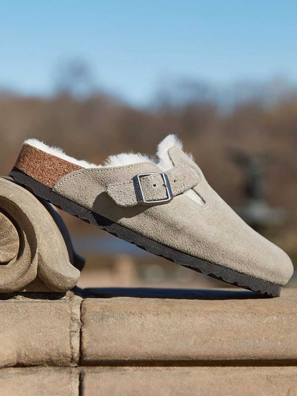 ‼️SOLD‼️Birkenstock Stone Coin Gray Boston Clogs☕️ - Picture 2 of 16
